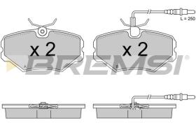 BREMSI BP2670 - B. PADS PEUGEOT