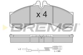 BREMSI BP2681 - B. PADS MERCEDES-BENZ, VW