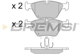 BREMSI BP2685 - B. PADS BMW, WIESMANN