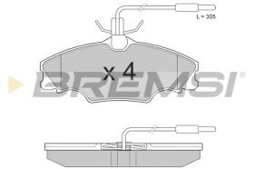 BREMSI BP2686 - B. PADS PEUGEOT