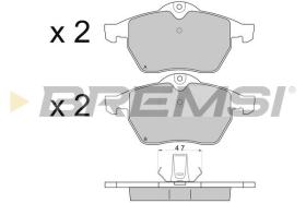 BREMSI BP2692 - B. PADS OPEL, SAAB