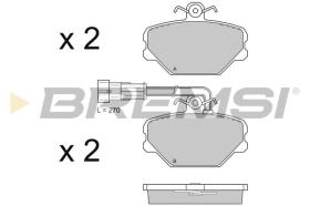 BREMSI BP2693 - B. PADS FSO