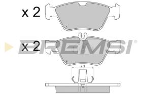 BREMSI BP2694 - B. PADS MERCEDES-BENZ