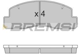 BREMSI BP2696 - B. PADS TOYOTA