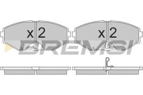 BREMSI BP2698 - B. PADS NISSAN, INFINITI