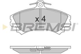 BREMSI BP2702 - B. PADS TOYOTA, PROTON, MITSUBISHI