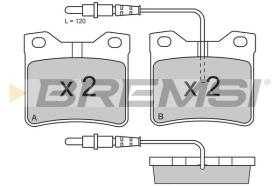 BREMSI BP2705 - B. PADS MERCEDES-BENZ