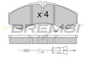 BREMSI BP2706 - B. PADS IVECO