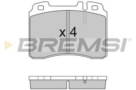 BREMSI BP2709 - B. PADS MERCEDES-BENZ