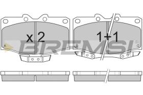 BREMSI BP2725 - B. PADS TOYOTA