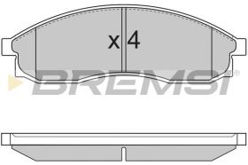 BREMSI BP2726 - B. PADS NISSAN