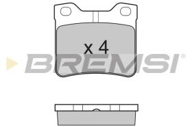 BREMSI BP2728 - B. PADS PEUGEOT