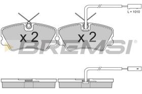 BREMSI BP2731 - B. PADS ALFA ROMEO