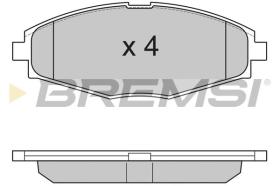 BREMSI BP2804 - B. PADS DAEWOO, CHEVROLET