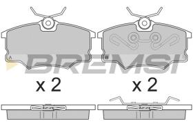 BREMSI BP2805 - B. PADS OPEL