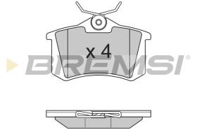 BREMSI BP2807 - B. PADS FORD, RENAULT, PEUGEOT, VW