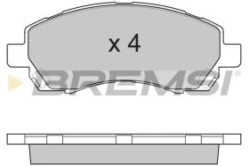 BREMSI BP2820 - B. PADS SUBARU