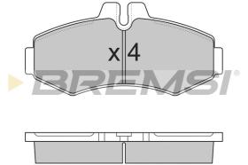 BREMSI BP2821 - B. PADS MERCEDES-BENZ