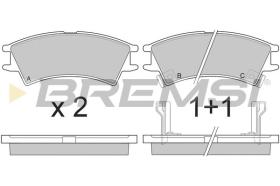 BREMSI BP2825 - B. PADS HYUNDAI