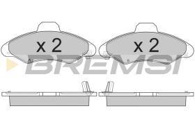 BREMSI BP2827 - B. PADS FORD