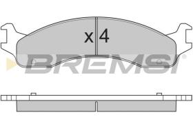 BREMSI BP2830 - B. PADS FORD USA