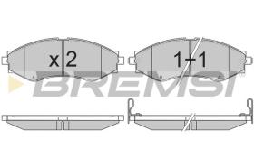 BREMSI BP2834 - B. PADS DAEWOO, CHEVROLET