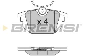 BREMSI BP2850 - B. PADS FIAT, ALFA ROMEO, LANCIA