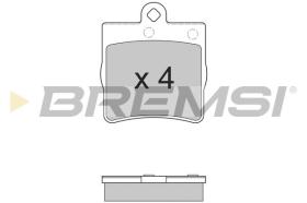 BREMSI BP2861 - B. PADS MERCEDES-BENZ, CHRYSLER