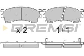 BREMSI BP2864 - B. PADS KIA, FORD USA, MAZDA