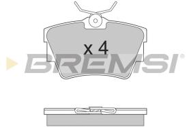 BREMSI BP2866 - B. PADS FIAT, RENAULT, NISSAN, OPEL