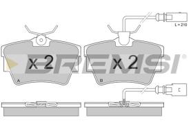 BREMSI BP2867 - B. PADS VW