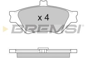 BREMSI BP2875 - B. PADS FORD LINCOLN MERCURY