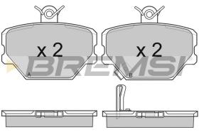 BREMSI BP2881 - B. PADS SMART