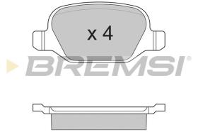 BREMSI BP2890 - B. PADS FIAT, ALFA ROMEO, LANCIA