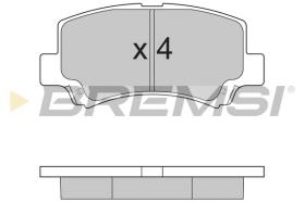 BREMSI BP2894 - B. PADS DR, SUZUKI