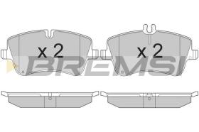 BREMSI BP2896 - B. PADS MERCEDES-BENZ