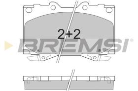 BREMSI BP2898 - B. PADS TOYOTA, LEXUS