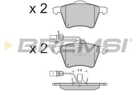 BREMSI BP2900 - B. PADS FORD, VW, SEAT