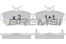 BREMSI BP2908 - B. PADS DODGE, CHRYSLER