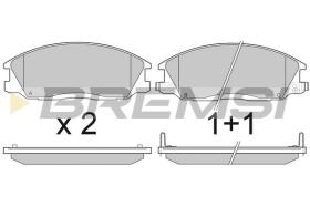 BREMSI BP2909 - B. PADS HYUNDAI, DAEWOO, SSANGYONG