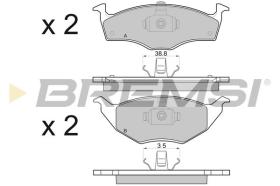 BREMSI BP2914 - B. PADS VW