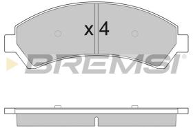 BREMSI BP2920 - B. PADS CHEVROLET