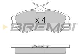 BREMSI BP2921 - B. PADS PEUGEOT, CITROEN