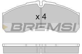 BREMSI BP2952 - B. PADS RENAULT, NISSAN, IVECO