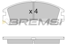 BREMSI BP2953 - B. PADS PEUGEOT, CITROEN, MITSUBISHI