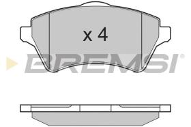 BREMSI BP2960 - B. PADS LAND ROVER