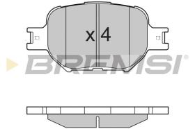 BREMSI BP2963 - B. PADS TOYOTA