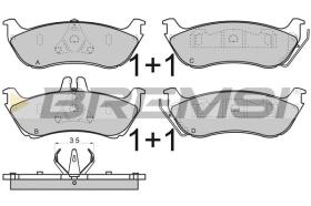 BREMSI BP2969 - B. PADS MERCEDES-BENZ