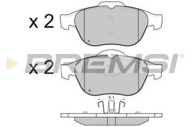 BREMSI BP2970 - B. PADS RENAULT