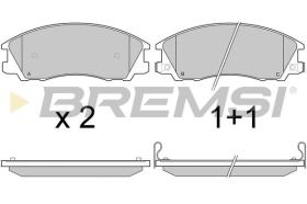 BREMSI BP2971 - B. PADS HYUNDAI